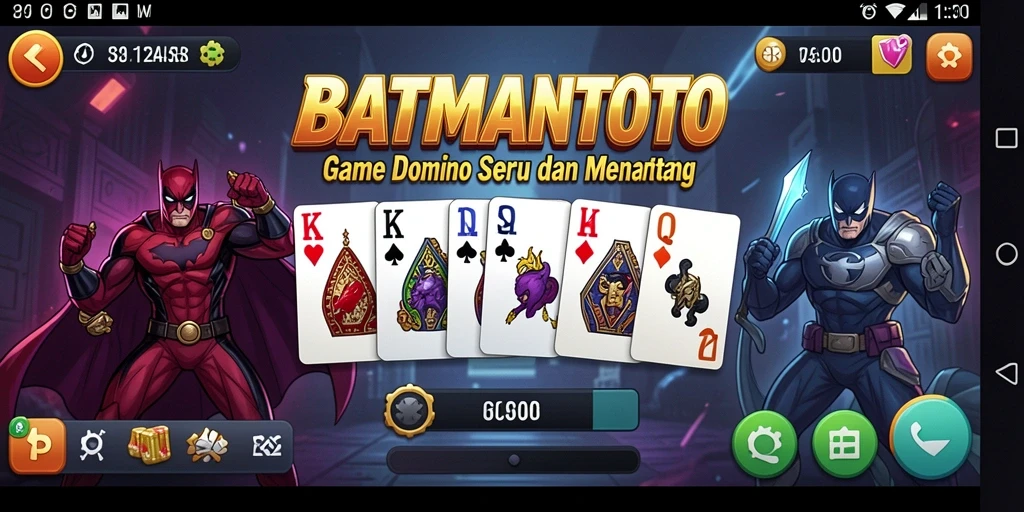 Tampilan gameplay seru dari BATMANTOTO dengan suasana domino yang mengasyikkan.