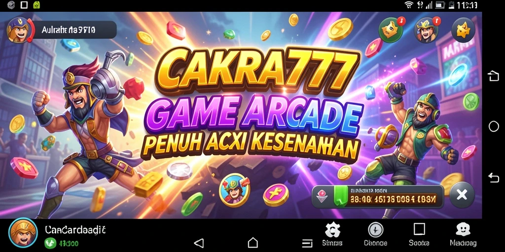 Tangkapan layar gameplay CAKRA777 yang penuh aksi dan tantangan.