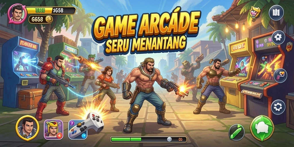 Tampilan menarik dari gameplay G668 yang penuh aksi.