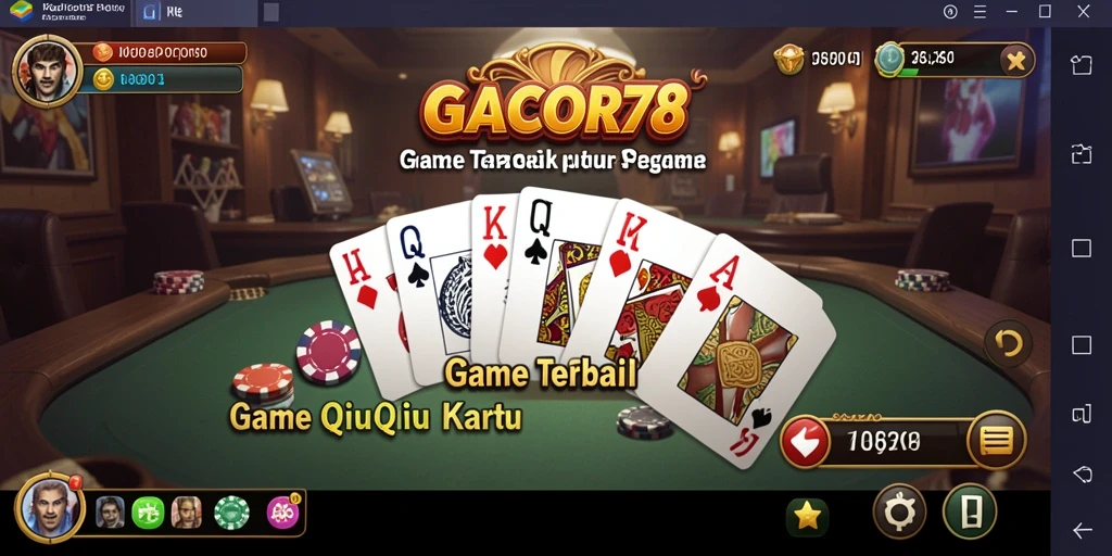Tampilan gameplay seru QiuQiu di GACOR78.