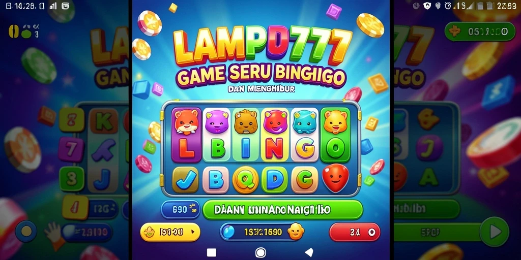 Tampilan gameplay menarik dari LAMPU777 yang menggugah semangat Bingo.