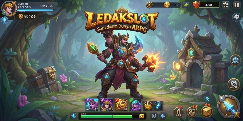 Tampilan gameplay seru dalam petualangan ARPG LEDAKSLOT.