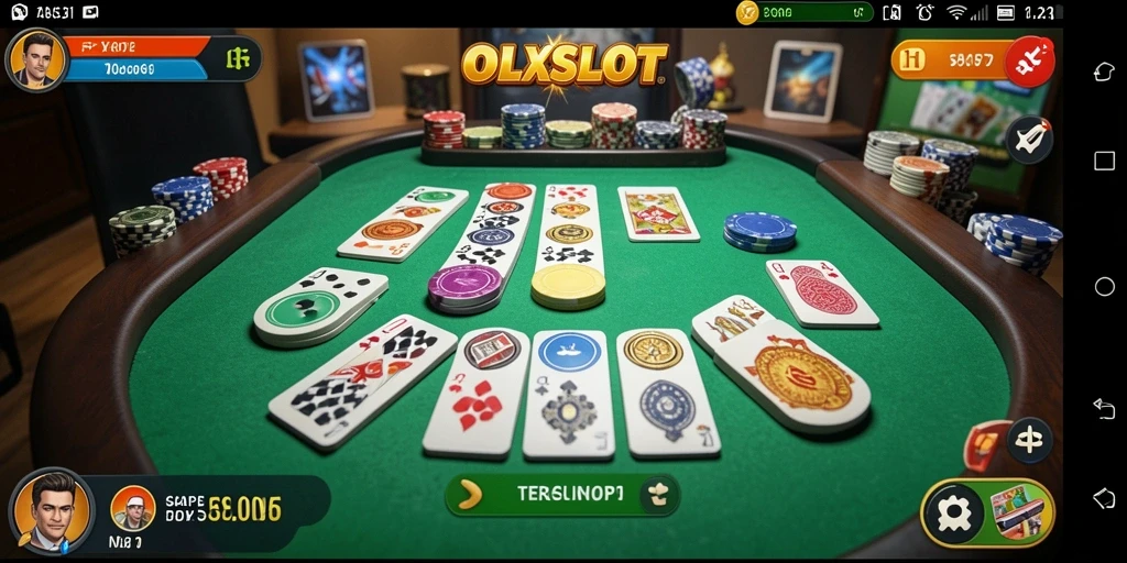 Tangkapan layar gameplay Gaple yang seru di OLXSLOT.