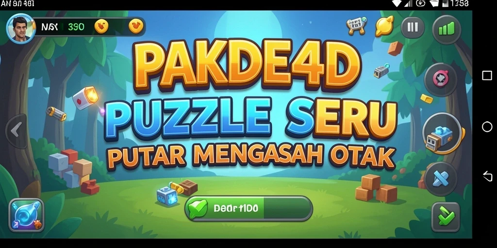 Tampilan gameplay PAKDE4D yang menantang dan menarik.