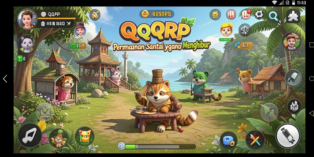 Screenshot utama QQRP menunjukkan keseruan gameplay yang menghibur.