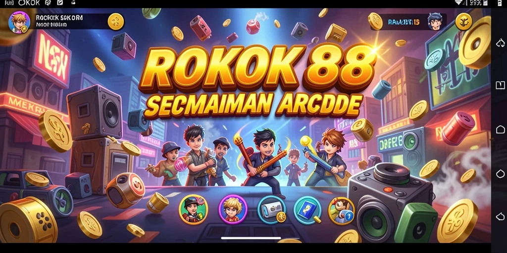 Screenshot gameplay ROKOK88 yang menampilkan aksi seru dan tantangan menarik.