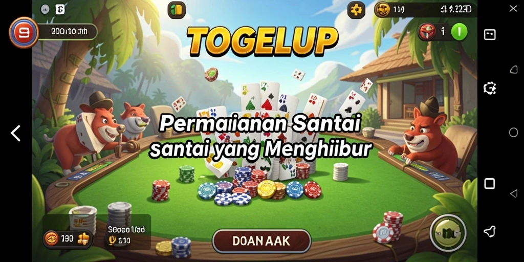 Tampilan gameplay TOGELUP yang memukau dan mengasyikkan.
