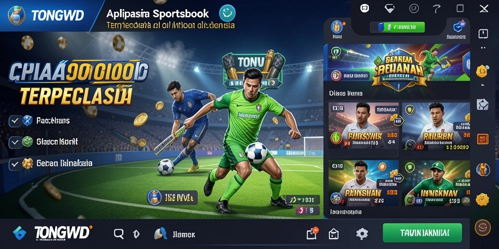 Tampilan menarik dari gameplay Sportsbook di TONGWD.
