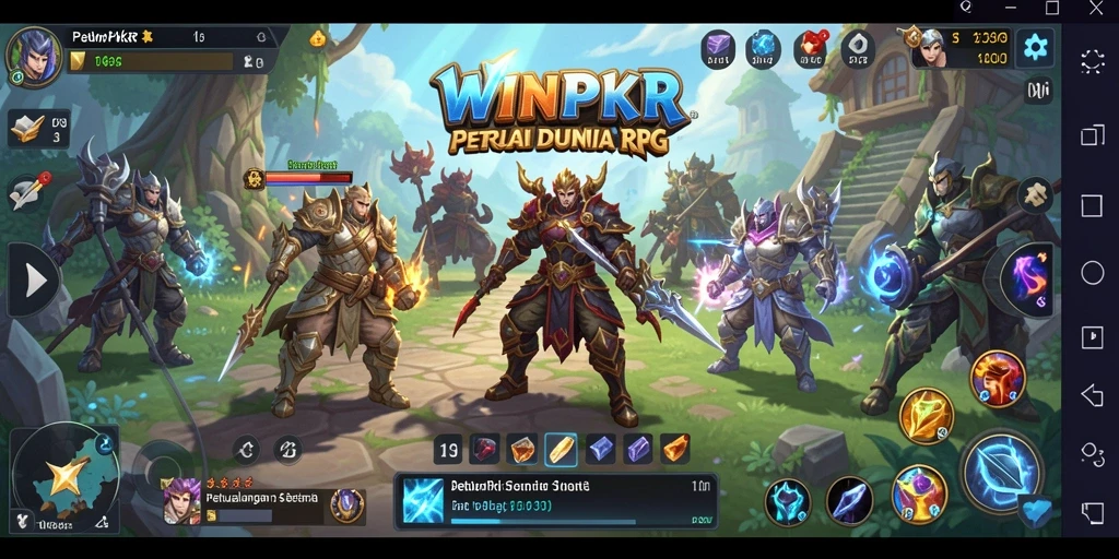 Tampilan gameplay seru di dunia RPG WINPKR.