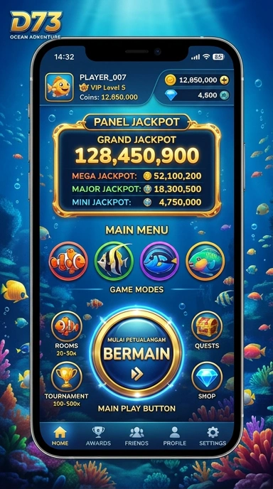 Tampilan halaman unduh d73 yang memudahkan navigasi dan pemilihan aplikasi.